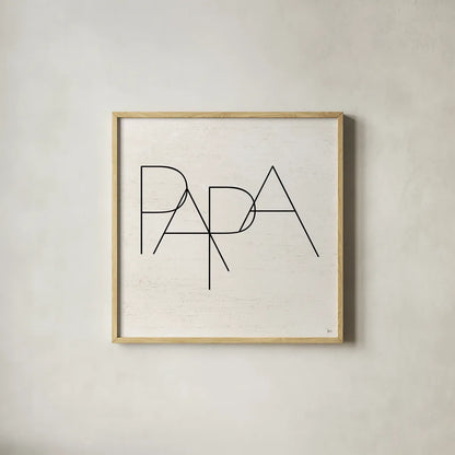 Parents IV by Jess Aiken. Shown in a natural wood glass frame for a timeless modern aesthetic. Available as an archival giclee rolled canvas, fine art paper, or poster print. SKU 67540a.