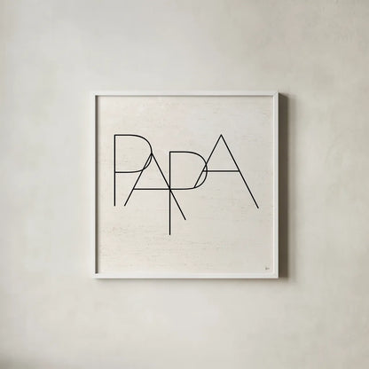 Parents IV by Jess Aiken. Shown in a crisp white glass frame for a clean and minimalist style. Available as an archival giclee rolled canvas, fine art paper, or poster print. SKU 67540a.