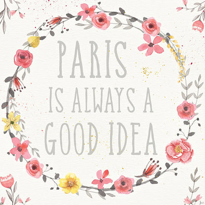 Paris Blooms IV by Jess Aiken. SKU 24130a. Archival Giclee Fine art print for wall decor.