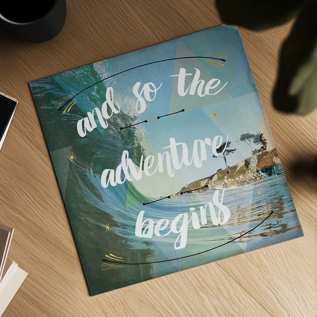 Sea View II by Jess Aiken. Shown as a detailed flat fine art print, highlighting archival giclee quality. Available as an archival giclee rolled canvas, fine art paper, or poster print. SKU 29907a.