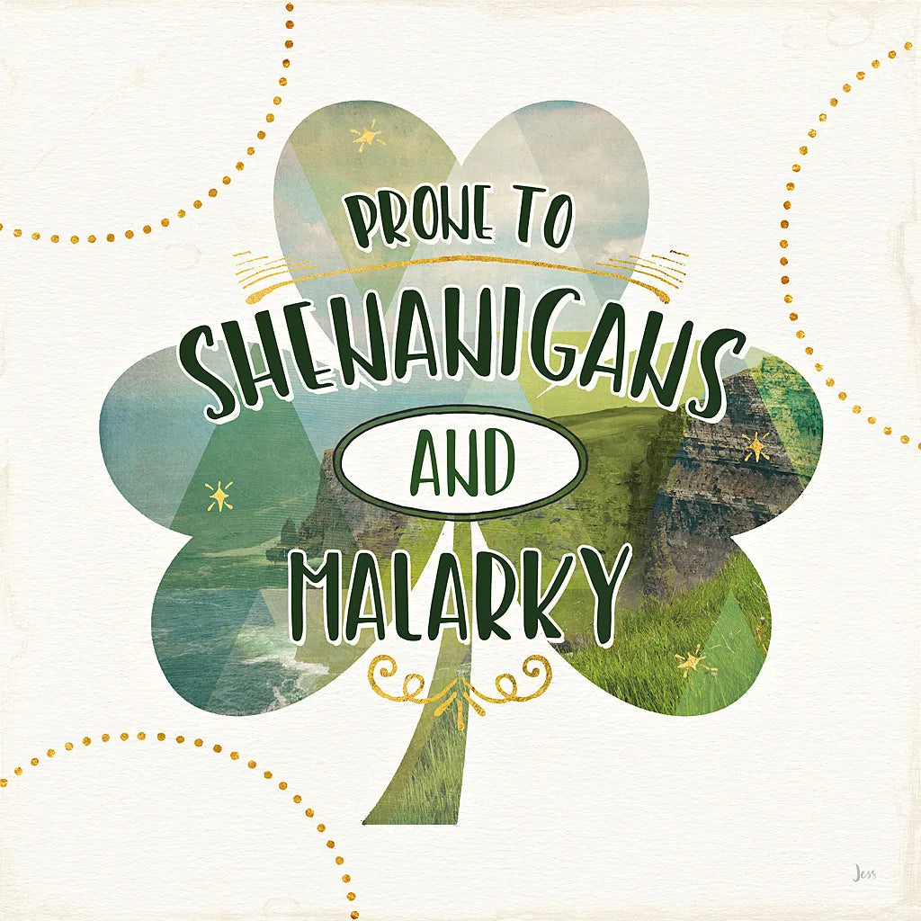 Shamrock Shades II by Jess Aiken. SKU 39590a. Archival Giclee Fine art print for wall decor.