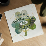 Shamrock Shades II by Jess Aiken. Shown as a detailed flat fine art print, highlighting archival giclee quality. Available as an archival giclee rolled canvas, fine art paper, or poster print. SKU 39590a.