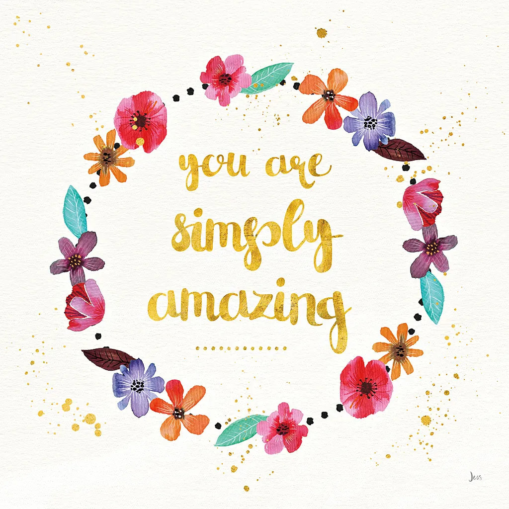 Simply Amazing I by Jess Aiken. SKU 33446a. Archival Giclee Fine art print for wall decor.