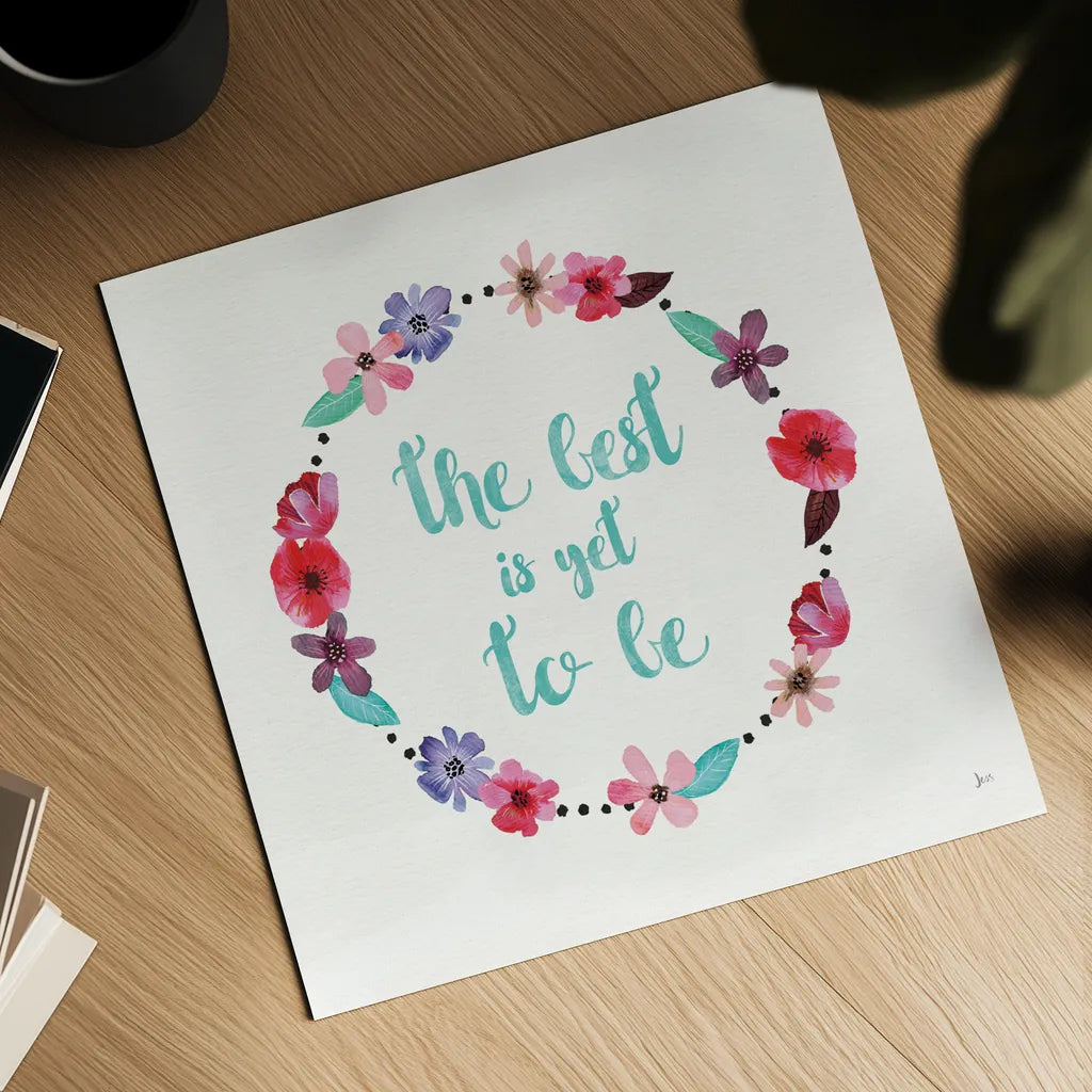 Simply Amazing II Blue and Blush by Jess Aiken. Shown as a detailed flat fine art print, highlighting archival giclee quality. Available as an archival giclee rolled canvas, fine art paper, or poster print. SKU 35631a.