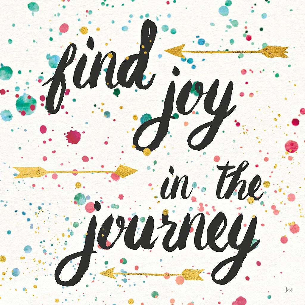 Think Happy I by Jess Aiken. SKU 31374a. Archival Giclee Fine art print for wall decor.