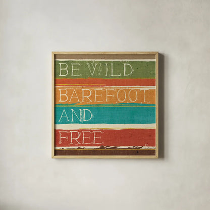 Thoughtful Strokes II by Jess Aiken. Shown in a natural wood glass frame for a timeless modern aesthetic. Available as an archival giclee rolled canvas, fine art paper, or poster print. SKU 31344a.