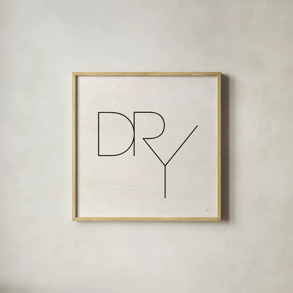 Wash Dry Fold II by Jess Aiken. Shown in a natural wood glass frame for a timeless modern aesthetic. Available as an archival giclee rolled canvas, fine art paper, or poster print. SKU 66273a.