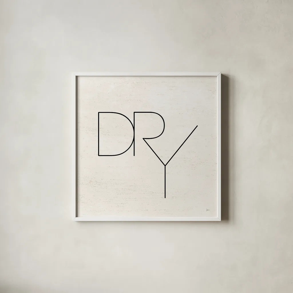 Wash Dry Fold II by Jess Aiken. Shown in a crisp white glass frame for a clean and minimalist style. Available as an archival giclee rolled canvas, fine art paper, or poster print. SKU 66273a.
