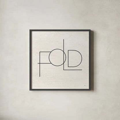 Wash Dry Fold III by Jess Aiken. Shown in a sleek black glass frame for a contemporary gallery look. Available as an archival giclee rolled canvas, fine art paper, or poster print. SKU 66274a.