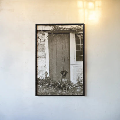 I am Home by Jim Dratfield. shown as a paper print in a black flame. Available as a archival giclee rolled canvas, fine art paper, or poster print. SKU 25486h.