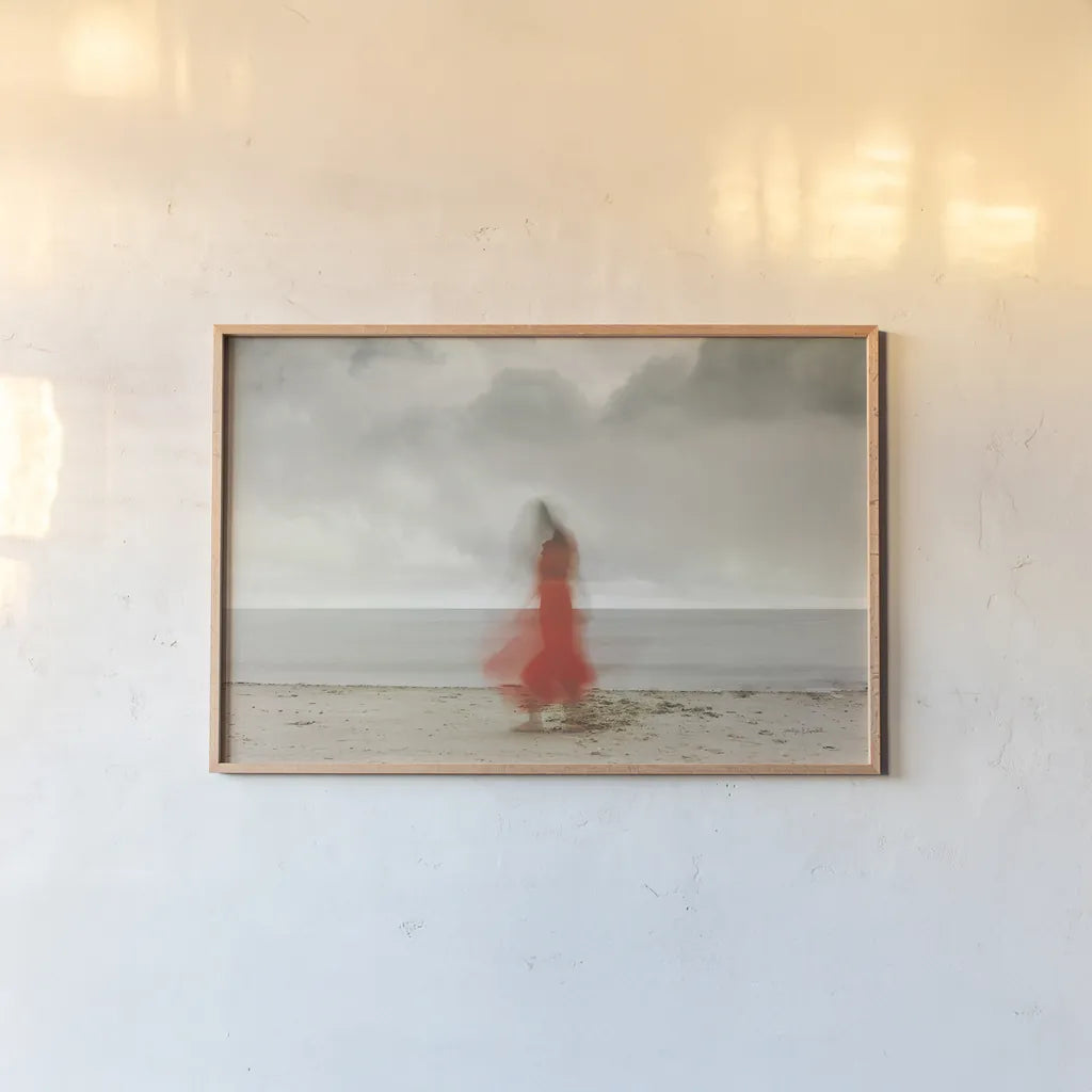 All a Blur by Jocelyn Elizabeth. shown as a paper print in a natural frame. Available as a archival giclee rolled canvas, fine art paper, or poster print. SKU 94037i.