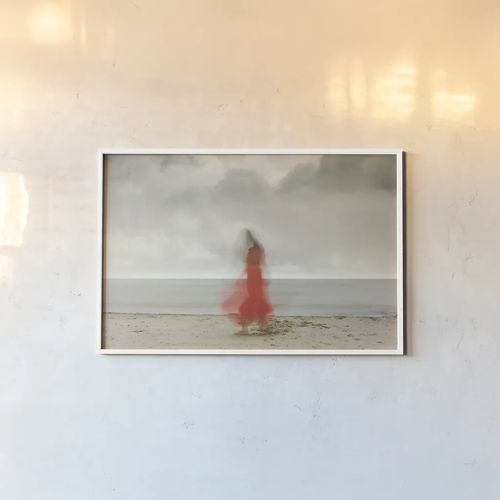 All a Blur by Jocelyn Elizabeth. shown as a paper print in a white frame. Available as a archival giclee rolled canvas, fine art paper, or poster print. SKU 94037i.