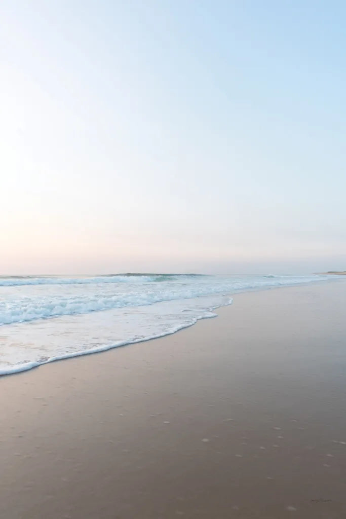 Beach Summer Dusk by Jocelyn Elizabeth. SKU 99320h. Archival Giclee Fine art print for wall decor.