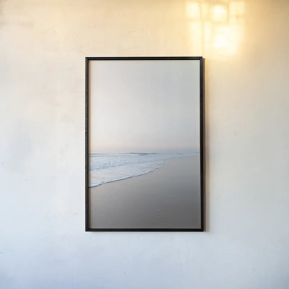 Beach Summer Dusk by Jocelyn Elizabeth. shown as a paper print in a black flame. Available as a archival giclee rolled canvas, fine art paper, or poster print. SKU 99320h.