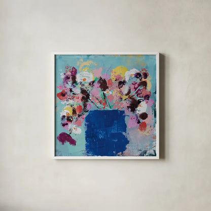 Beauty by Jocelyn Elizabeth. Shown in a crisp white glass frame for a clean and minimalist style. Available as an archival giclee rolled canvas, fine art paper, or poster print. SKU 94106a.