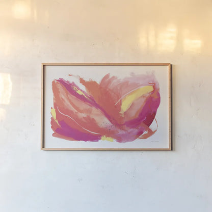 Celebration by Jocelyn Elizabeth. shown as a paper print in a natural frame. Available as a archival giclee rolled canvas, fine art paper, or poster print. SKU 95422i.