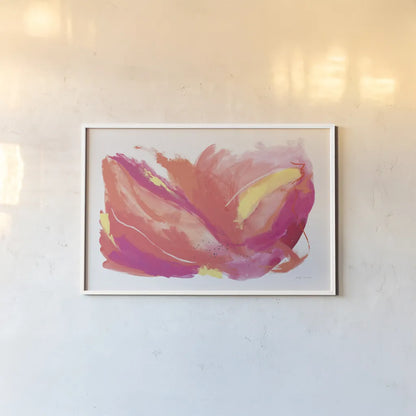 Celebration by Jocelyn Elizabeth. shown as a paper print in a white frame. Available as a archival giclee rolled canvas, fine art paper, or poster print. SKU 95422i.