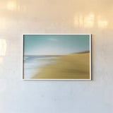 Coast Guard Beach by Jocelyn Elizabeth. shown as a paper print in a white frame. Available as a archival giclee rolled canvas, fine art paper, or poster print. SKU 94040i.