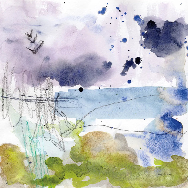 Coastal Storm I by Jocelyn Elizabeth. SKU 101014a. Archival Giclee Fine art print for wall decor.
