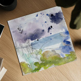 Coastal Storm I by Jocelyn Elizabeth. Shown as a detailed flat fine art print, highlighting archival giclee quality. Available as an archival giclee rolled canvas, fine art paper, or poster print. SKU 101014a.