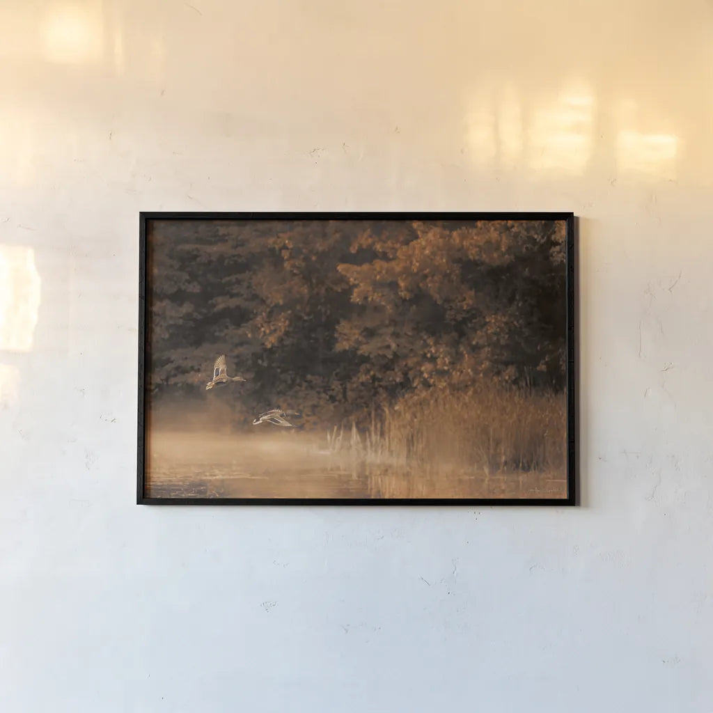 Fly Away v2 by Jocelyn Elizabeth. shown as a paper print in a black flame. Available as a archival giclee rolled canvas, fine art paper, or poster print. SKU 96238i.