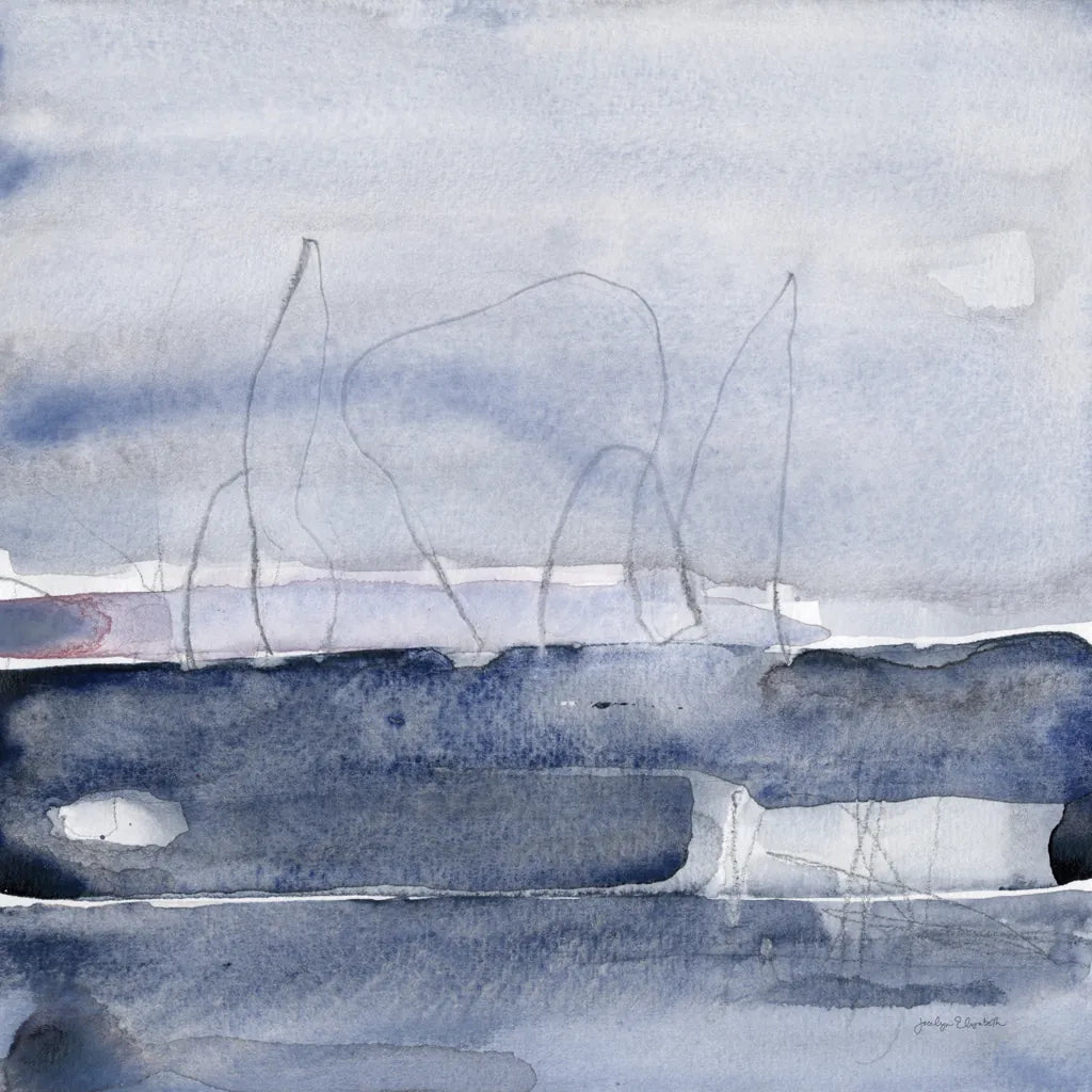 Grey Skies I by Jocelyn Elizabeth. SKU 100330a. Archival Giclee Fine art print for wall decor.