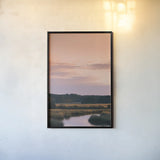 Herring River by Jocelyn Elizabeth. shown as a paper print in a black flame. Available as a archival giclee rolled canvas, fine art paper, or poster print. SKU 94033h.