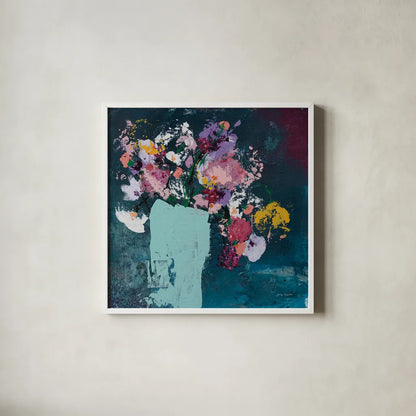 Hope by Jocelyn Elizabeth. Shown in a crisp white glass frame for a clean and minimalist style. Available as an archival giclee rolled canvas, fine art paper, or poster print. SKU 94103a.