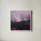 I Dont Know How to Say Goodbye by Jocelyn Elizabeth. Shown in a crisp white glass frame for a clean and minimalist style. Available as an archival giclee rolled canvas, fine art paper, or poster print. SKU 94096a.