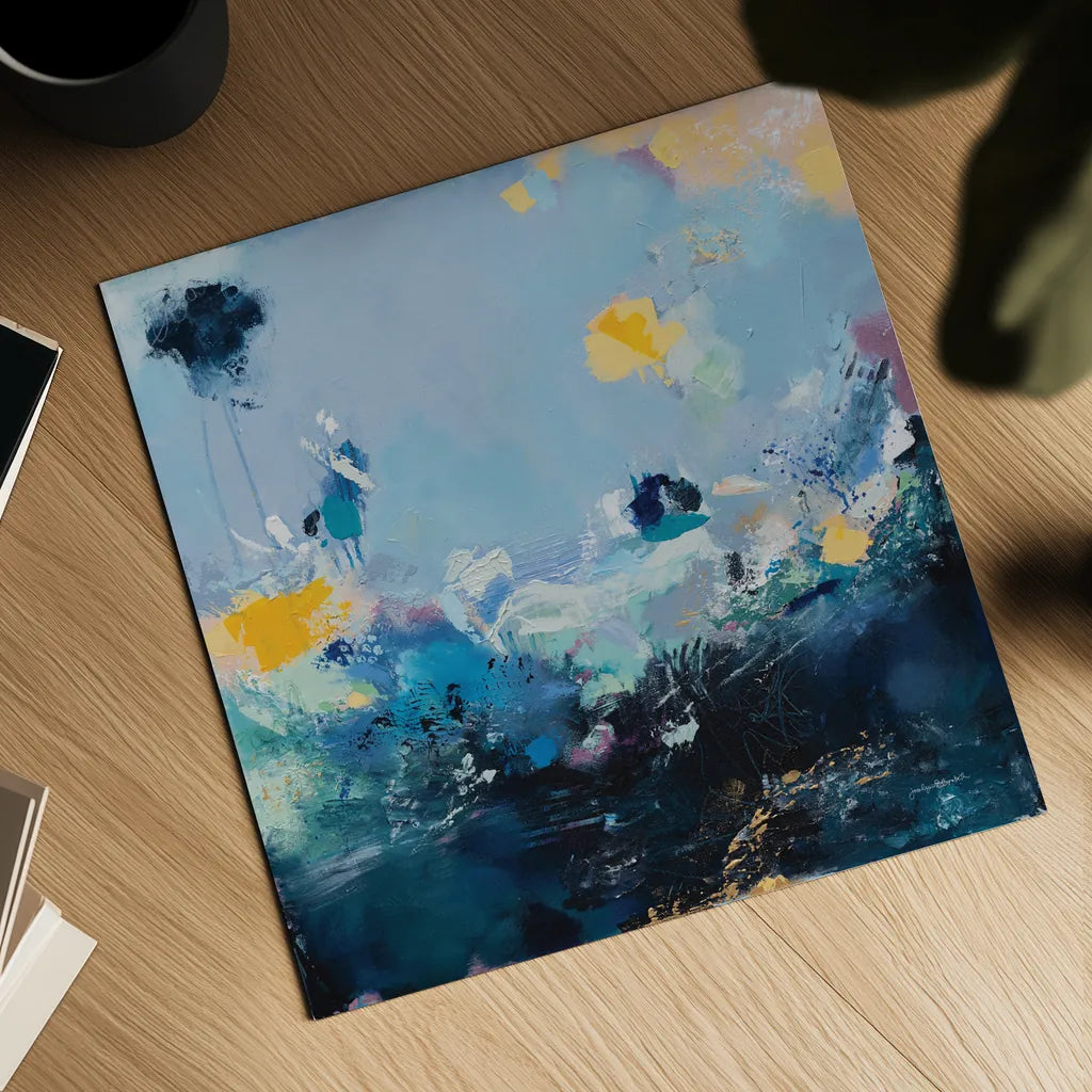 I Should Be Fine By Now by Jocelyn Elizabeth. Shown as a detailed flat fine art print, highlighting archival giclee quality. Available as an archival giclee rolled canvas, fine art paper, or poster print. SKU 94099a.