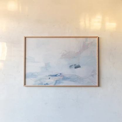 Im By Your Side I by Jocelyn Elizabeth. shown as a paper print in a natural frame. Available as a archival giclee rolled canvas, fine art paper, or poster print. SKU 96055i.