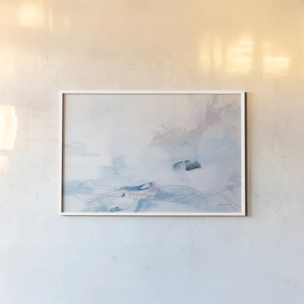 Im By Your Side I by Jocelyn Elizabeth. shown as a paper print in a white frame. Available as a archival giclee rolled canvas, fine art paper, or poster print. SKU 96055i.