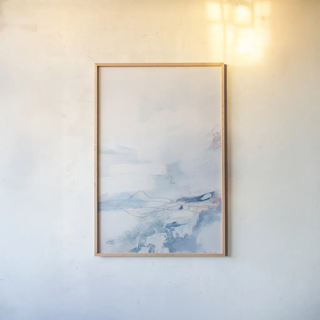 Im By Your Side II by Jocelyn Elizabeth. shown as a paper print in a natural frame. Available as a archival giclee rolled canvas, fine art paper, or poster print. SKU 96056h.