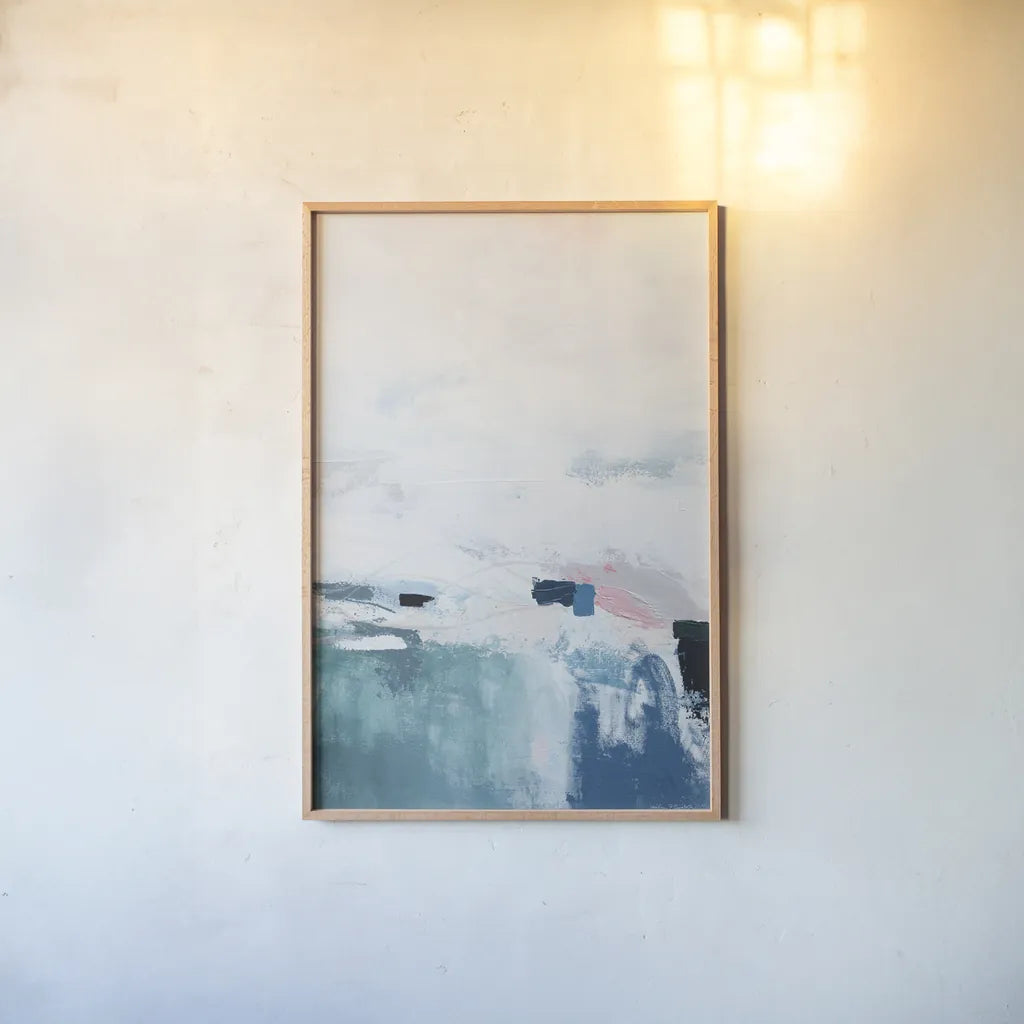 Im By Your Side IV by Jocelyn Elizabeth. shown as a paper print in a natural frame. Available as a archival giclee rolled canvas, fine art paper, or poster print. SKU 96058h.