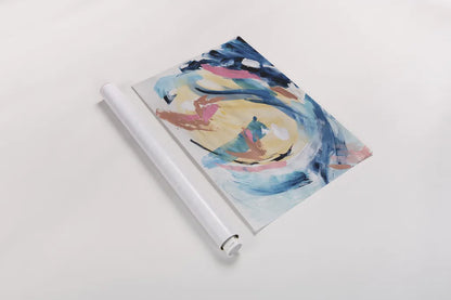 Impression by Jocelyn Elizabeth. shown as a rolled paper print. Available as archival giclee rolled canvas, fine art paper, or poster print. SKU 100335h.