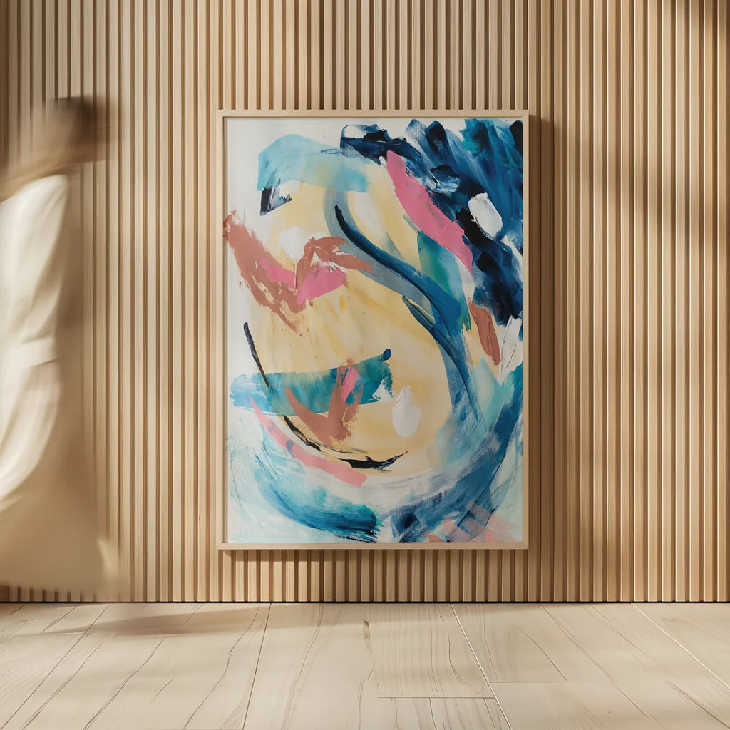 Impression by Jocelyn Elizabeth. shown as over sized large wall art. Available as an archival giclee rolled canvas, fine art paper, or poster print. SKU 100335h.
