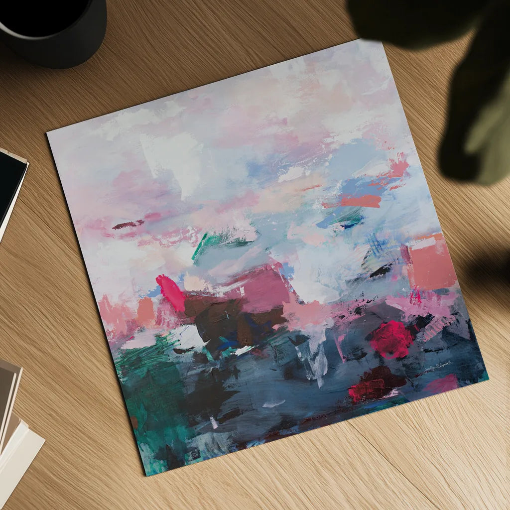 Limitless by Jocelyn Elizabeth. Shown as a detailed flat fine art print, highlighting archival giclee quality. Available as an archival giclee rolled canvas, fine art paper, or poster print. SKU 101020a.