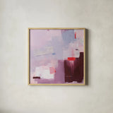 Lost in Translation by Jocelyn Elizabeth. Shown in a natural wood glass frame for a timeless modern aesthetic. Available as an archival giclee rolled canvas, fine art paper, or poster print. SKU 94109a.