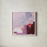 Lost in Translation by Jocelyn Elizabeth. Shown in a crisp white glass frame for a clean and minimalist style. Available as an archival giclee rolled canvas, fine art paper, or poster print. SKU 94109a.