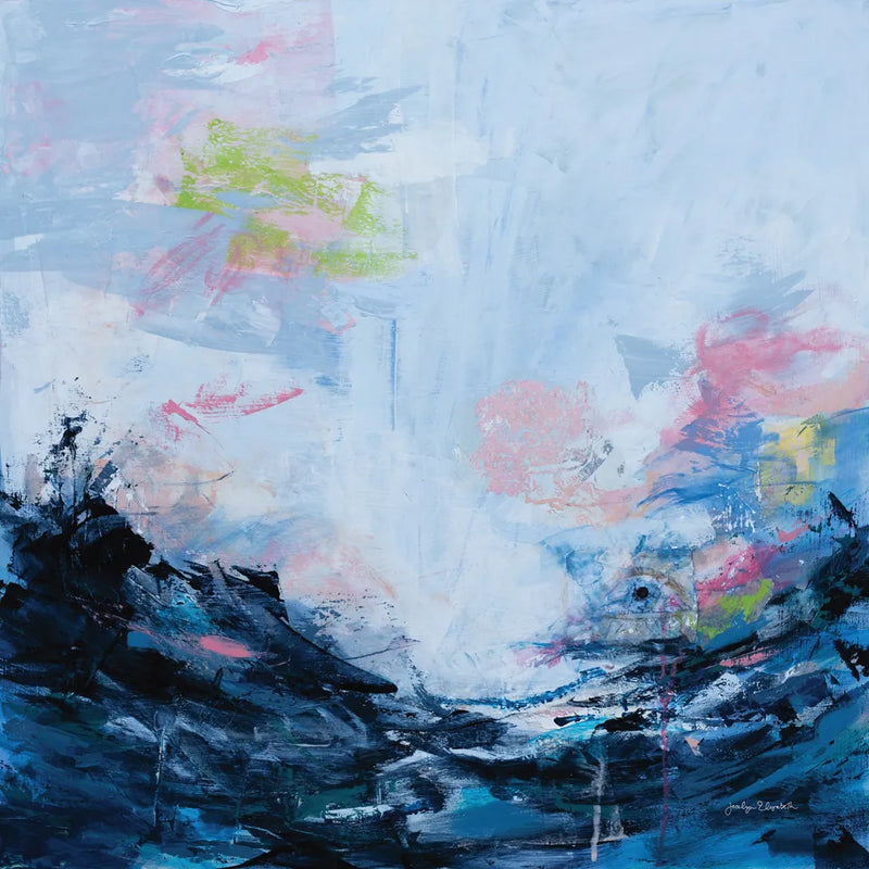 My Body Moves by Jocelyn Elizabeth. SKU 101021a. Archival Giclee Fine art print for wall decor.