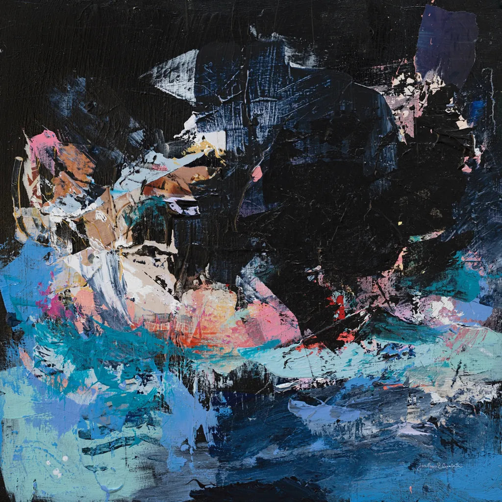 Night Swim by Jocelyn Elizabeth. SKU 94752a. Archival Giclee Fine art print for wall decor.