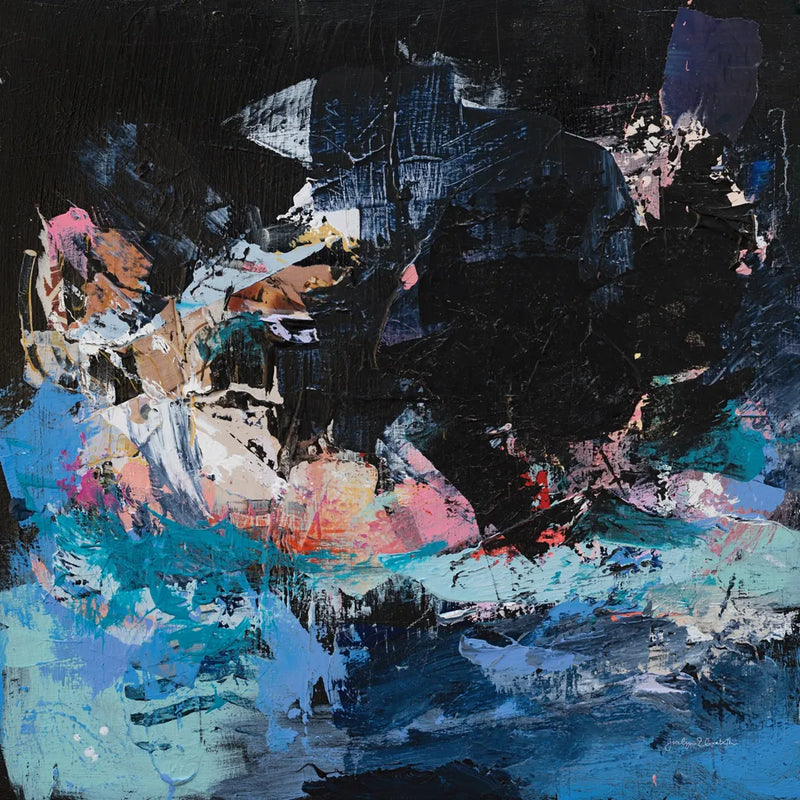 Night Swim by Jocelyn Elizabeth. SKU 94752a. Archival Giclee Fine art print for wall decor.