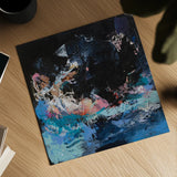 Night Swim by Jocelyn Elizabeth. Shown as a detailed flat fine art print, highlighting archival giclee quality. Available as an archival giclee rolled canvas, fine art paper, or poster print. SKU 94752a.