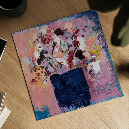 Peace by Jocelyn Elizabeth. Shown as a detailed flat fine art print, highlighting archival giclee quality. Available as an archival giclee rolled canvas, fine art paper, or poster print. SKU 94659a.