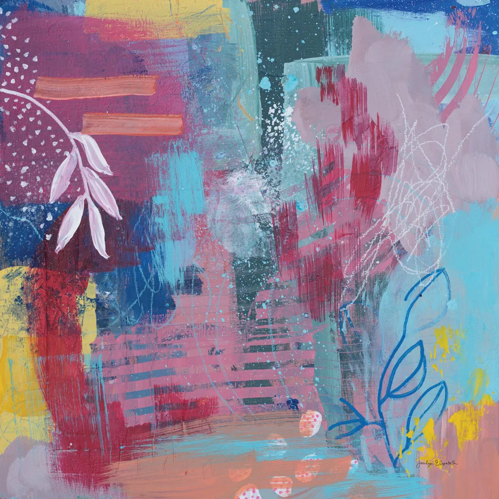 Play Board by Jocelyn Elizabeth. SKU 94115a. Archival Giclee Fine art print for wall decor.