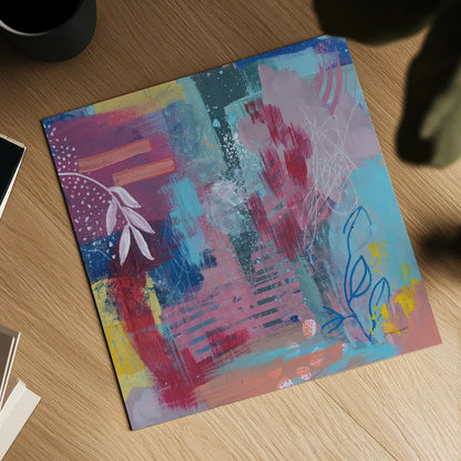 Play Board by Jocelyn Elizabeth. Shown as a detailed flat fine art print, highlighting archival giclee quality. Available as an archival giclee rolled canvas, fine art paper, or poster print. SKU 94115a.