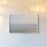 Sea Side Bright Side by Jocelyn Elizabeth. shown as a paper print in a white frame. Available as a archival giclee rolled canvas, fine art paper, or poster print. SKU 102959i.