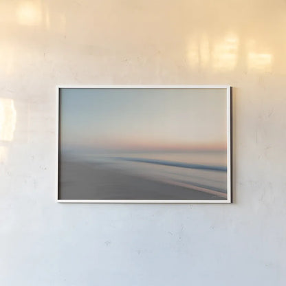 Slow Dawning by Jocelyn Elizabeth. shown as a paper print in a white frame. Available as a archival giclee rolled canvas, fine art paper, or poster print. SKU 102105i.