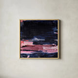 Soul Searching I by Jocelyn Elizabeth. Shown in a natural wood glass frame for a timeless modern aesthetic. Available as an archival giclee rolled canvas, fine art paper, or poster print. SKU 102103a.
