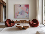 The Messenger by Jocelyn Elizabeth. Shown as extra-large giant wall art in a modern living room. Available as an archival giclee rolled canvas, fine art paper, or poster print. SKU 94110a.